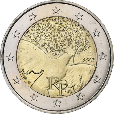 Frankreich, 
            
               2 Euro, 
            
               Peace