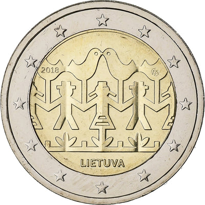 Lithuania, 
            
               2 Euro, 
            
               Song and Dance Celebration