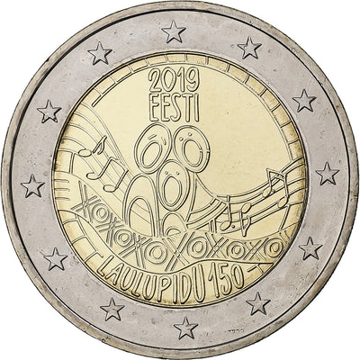 Estonia, 
            
               2 Euro, 
            
               Festival of the Song of Estonia