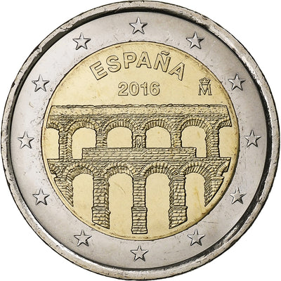 Spanien, 
            
               2 Euro, 
            
               Aqueduct of Segovia