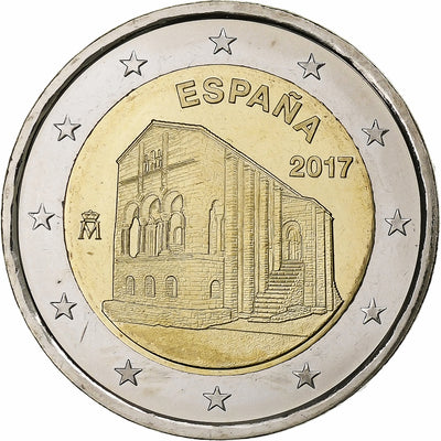 Spanien, 
            
               2 Euro, 
            
               Churches of the Kingdom of Asturias