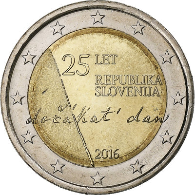 Slowenien, 
            
               2 Euro, 
            
               Independence