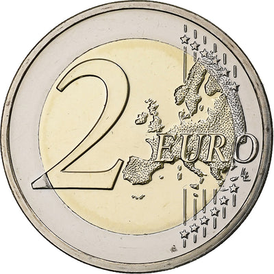 Belgien, 
            
               2 Euro, 
            
               Events of May 1968