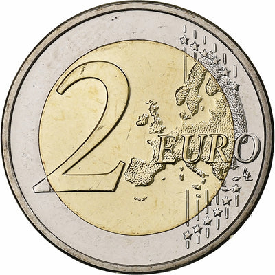 Luxemburg, 
            
               2 Euro, 
            
               Henri I Accession