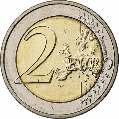 Luxemburg, 
            
               2 Euro, 
            
               Henri I Constitution of Luxembourg