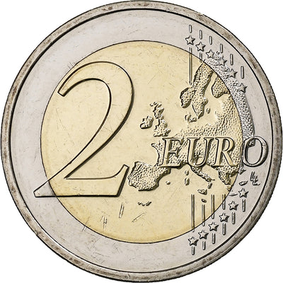 Lithuania, 
            
               2 Euro, 
            
               The Rising Sun