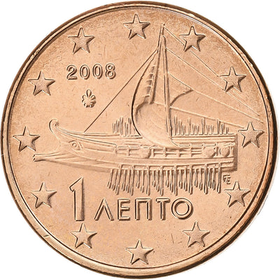 Griechenland, 
            
               Euro Cent, 
            
               2008