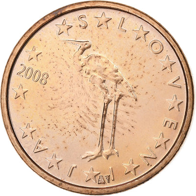 Slowenien, 
            
               Euro Cent, 
            
               2008