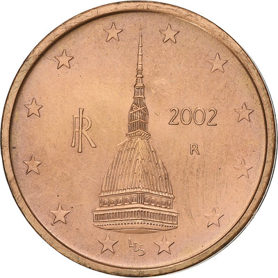 Italien, 
            
               2 Euro Cent, 
            
               2002