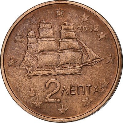 Griechenland, 
            
               2 Euro Cent, 
            
               2002