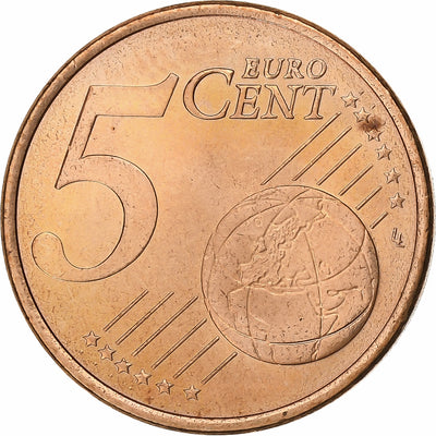 Spanien, 
            
               5 Euro Cent, 
            
               2008