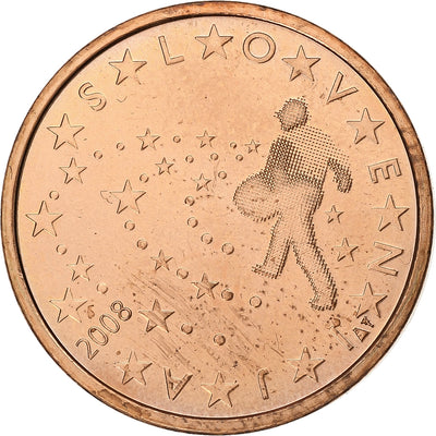 Slowenien, 
            
               5 Euro Cent, 
            
               2008