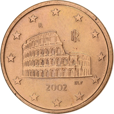 Italien, 
            
               5 Euro Cent, 
            
               2002