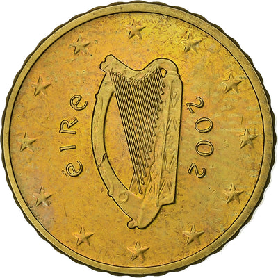 Ireland, 
            
               10 Euro Cent, 
            
               2002