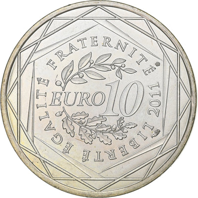 Frankreich, 
            
               10 Euro, 
            
               Euros des régions