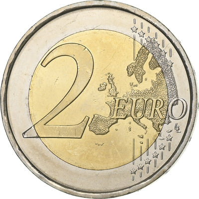 Spanien, 
            
               2 Euro, 
            
               30 ans   Drapeau européen