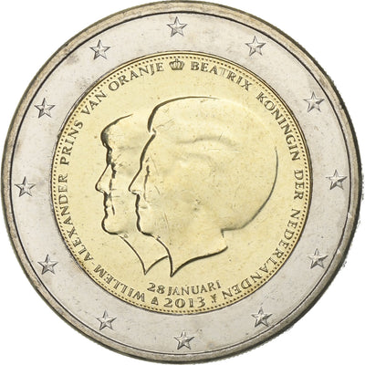 Niederlande, 
            
               2 Euro, 
            
               Abdication de la Reine Béatrix