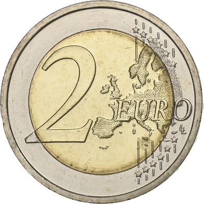 Ireland, 
            
               2 Euro, 
            
               Drapeau européen