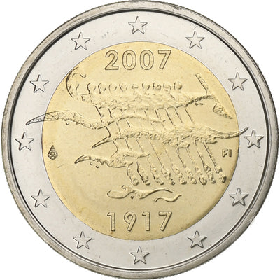 Finnland, 
            
               2 Euro, 
            
               90th Anniversary of Independence