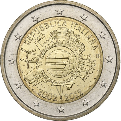 Italien, 
            
               2 Euro, 
            
               Eurocoinage