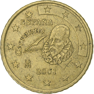 Spanien, 
            
               50 Euro Cent, 
            
               2001