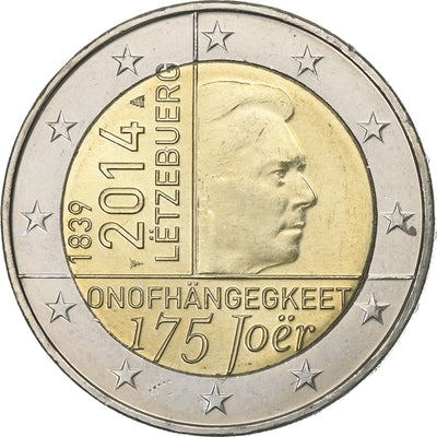 Luxemburg, 
            
               2 Euro, 
            
               175 Joer