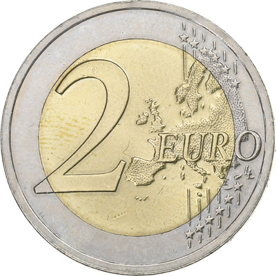 Latvia, 
            
               2 Euro, 
            
               Cigogne