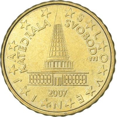 Slowenien, 
            
               10 Euro Cent, 
            
               2007