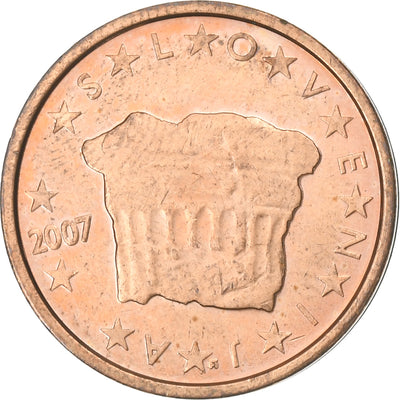 Slowenien, 
            
               2 Euro Cent, 
            
               2007