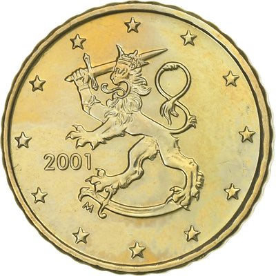 Finnland, 
            
               10 Euro Cent, 
            
               2001