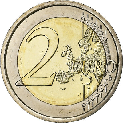 Slowenien, 
            
               2 Euro, 
            
               Drapeau européen