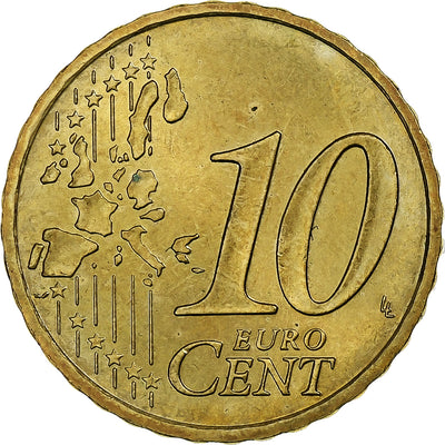 Frankreich, 
            
               Rainier III, 
            
               10 Euro Cent