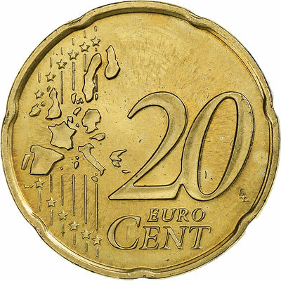 Frankreich, 
            
               Rainier III, 
            
               20 Euro Cent