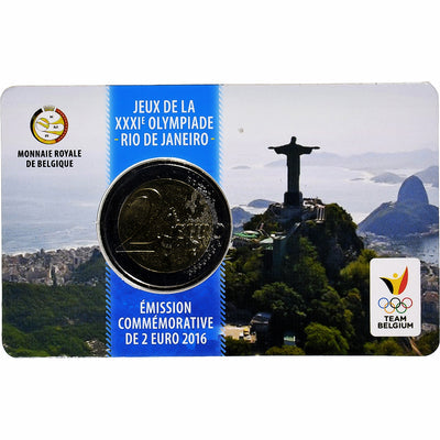 Belgien, 
            
               2 Euro, 
            
               Summer Olympics Rio de Janeiro