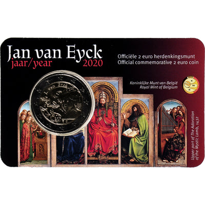 Belgien, 
            
               2 Euro, 
            
               Jan Van Eyck