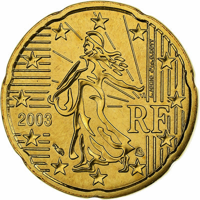 Frankreich, 
            
               20 Euro Cent, 
            
               BU