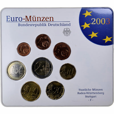 Deutschland, 
            
               Set 1 ct. - 2 Euro, 
            
               Coin card.FDC