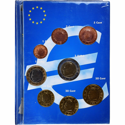 Belgien, 
            
               Set 1 ct. - 2 Euro, 
            
               euro set