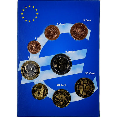 Österreich, 
            
               Set 1 ct. - 2 Euro, 
            
               euro set