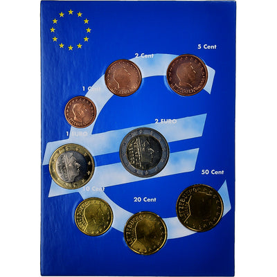 Luxemburg, 
            
               Set 1 ct. - 2 Euro, 
            
               euro set