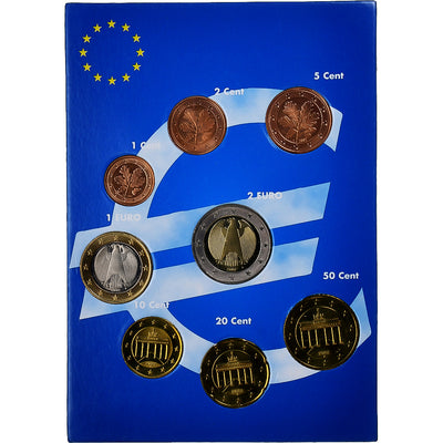 Deutschland, 
            
               Set 1 ct. - 2 Euro, 
            
               euro set