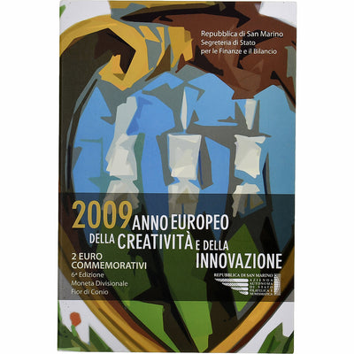 San Marino, 
            
               2 Euro, 
            
               European Year of Creativity and Innovation