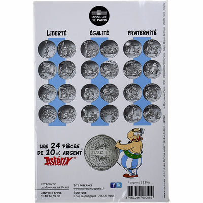 Frankreich, 
            
               10 Euro, 
            
               Astérix Fraternité (Astérix et les Normands)