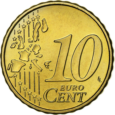 Österreich, 
            
               10 Euro Cent, 
            
               2002