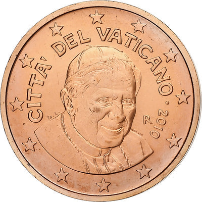 Vatikan, 
            
               Benedict XVI, 
            
               2 Euro Cent