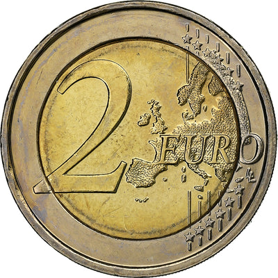 Belgien, 
            
               2 Euro, 
            
               Louis Braille