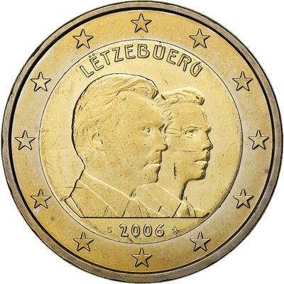 Luxemburg, 
            
               2 Euro, 
            
               Guillaume