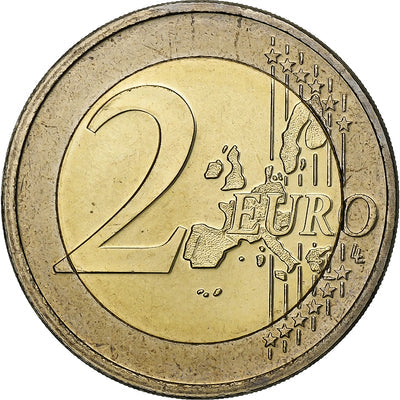 Luxemburg, 
            
               2 Euro, 
            
               Henri I Monogramme