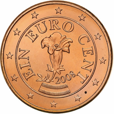 Österreich, 
            
               Euro Cent, 
            
               2008