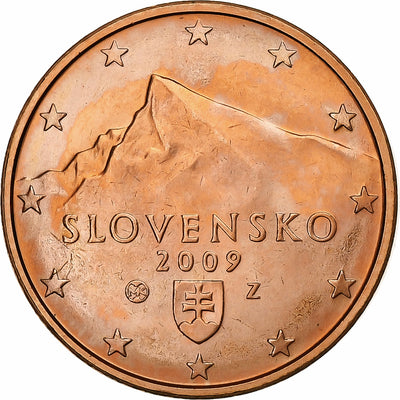 Slowakei, 
            
               5 Euro Cent, 
            
               2009